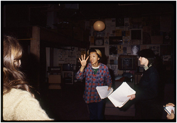 Annastacia McDonald, Paul Wong and Jeanette Reinhardt, '4' preparations, Video Inn, 1979, Courtesy of Paul Wong