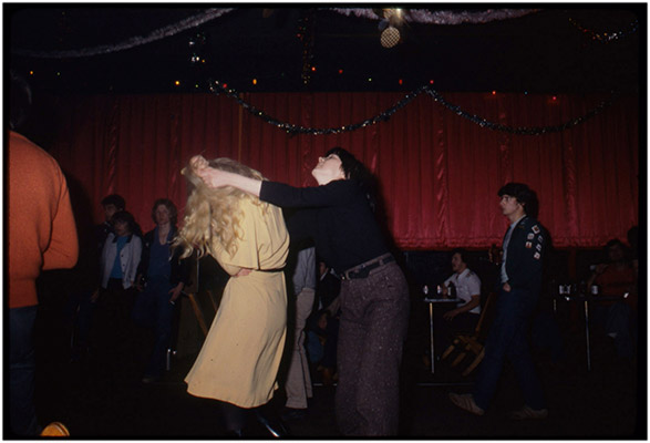 Carol Hackett and Jeanette Reinhardt at Smiling Buddha, c. 1979, Courtesy of Paul Wong