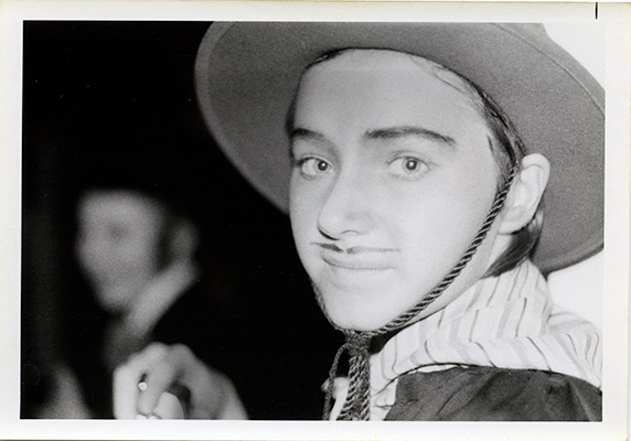 Jeanette Reinhardt at the second annual Drag Ball, held at Seventh Heaven (771 East 7th Avenue), November 5th, 1977, Courtesy of Mary Janeway